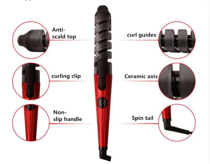 Magic Pro Ceramic Spiral Hair Curler