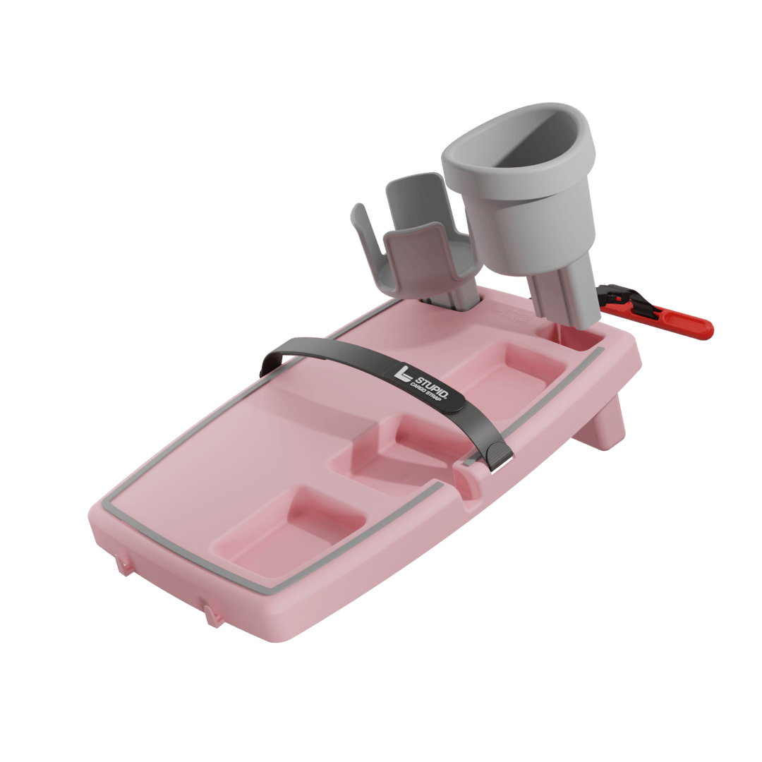 Stupid Car Tray with XL Cup Holders – Drink Holder Bundle
