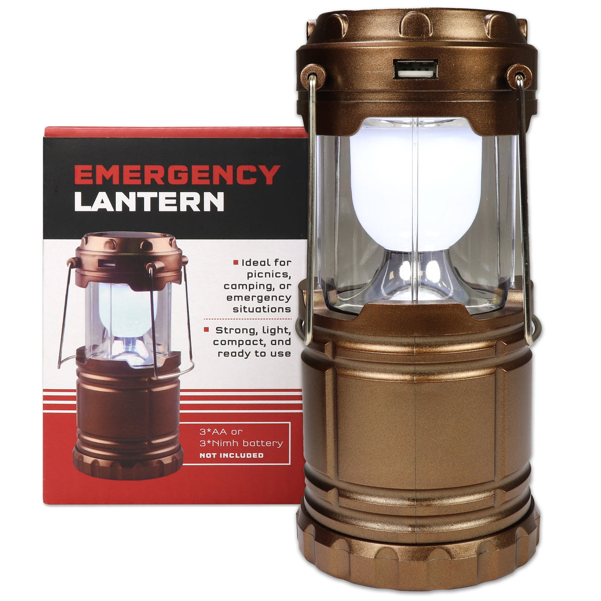 Collapsible Solar Lantern | Rechargeable LED Camping Light