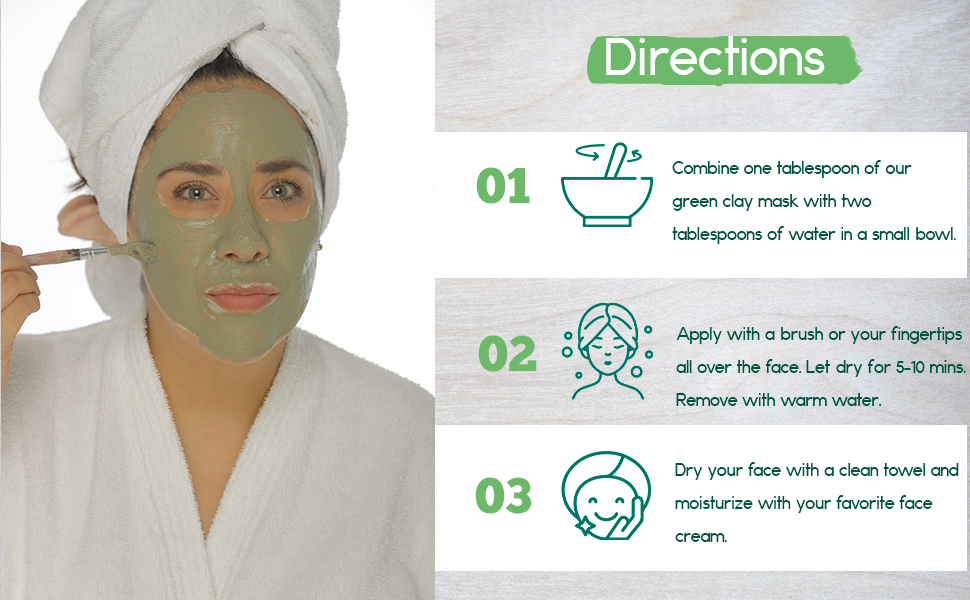 Green Clay Mask | Pore-Refining Facial Detox - product photo 4