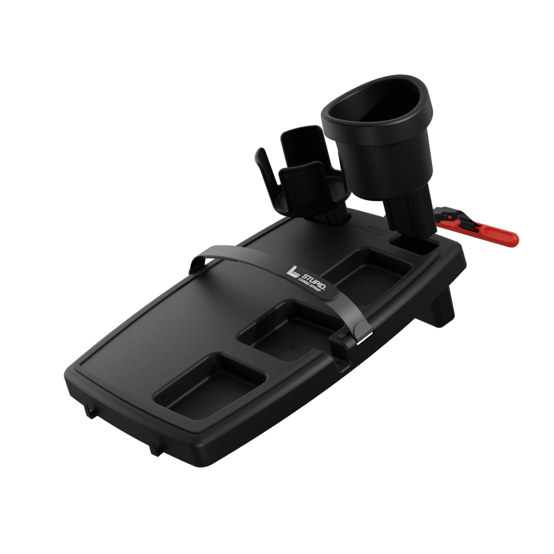 Stupid Car Tray with XL Cup Holders – Drink Holder Bundle