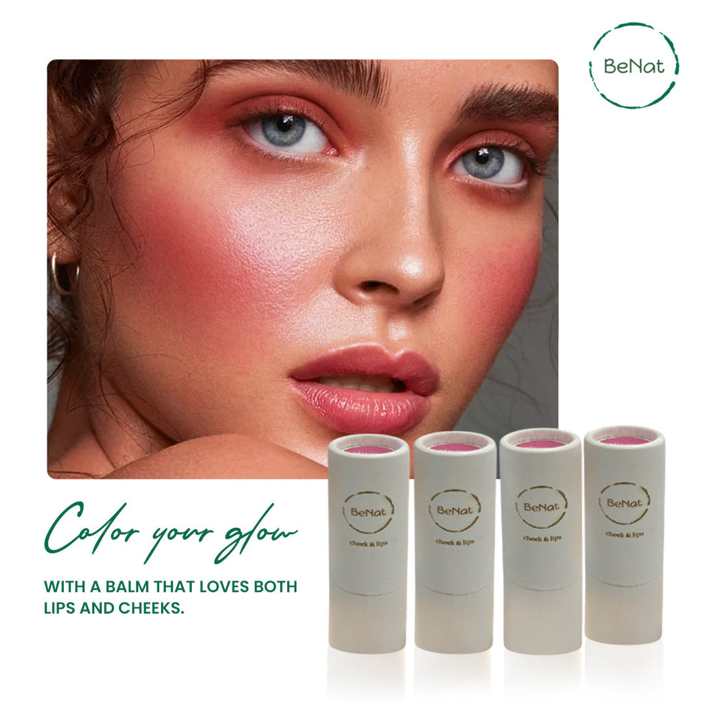 Lip & Cheek Bloom. 2 in 1 Natural Lipstick for Vibrant Color. - product photo 7