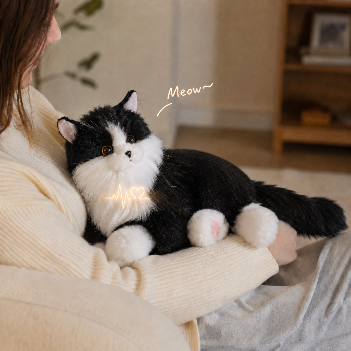 Percy Interactive Robot Cat Companion for Seniors