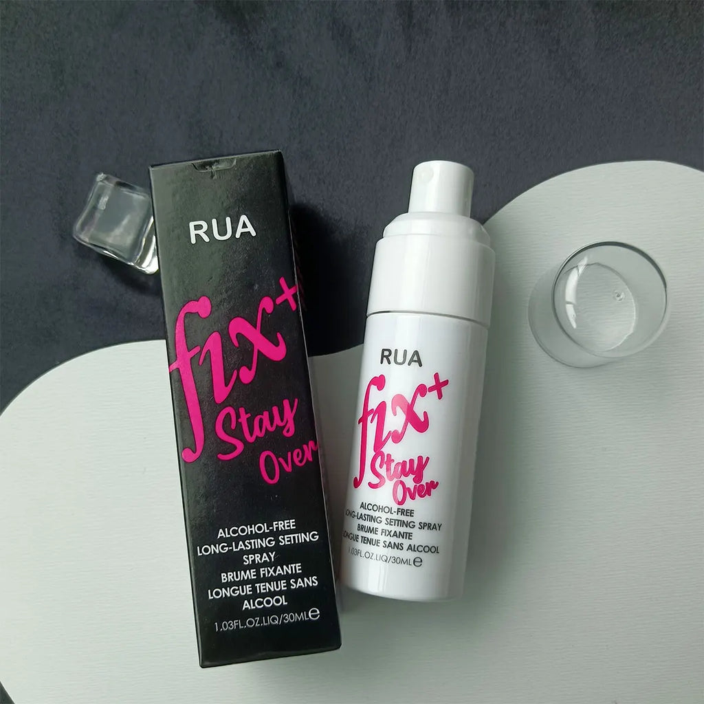 Waterproof makeup fixer spray for a smooth matte finish
