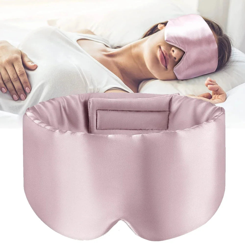 Mulberry Silk Sleeping Mask – Soft Padded Light-Blocking Eye Mask