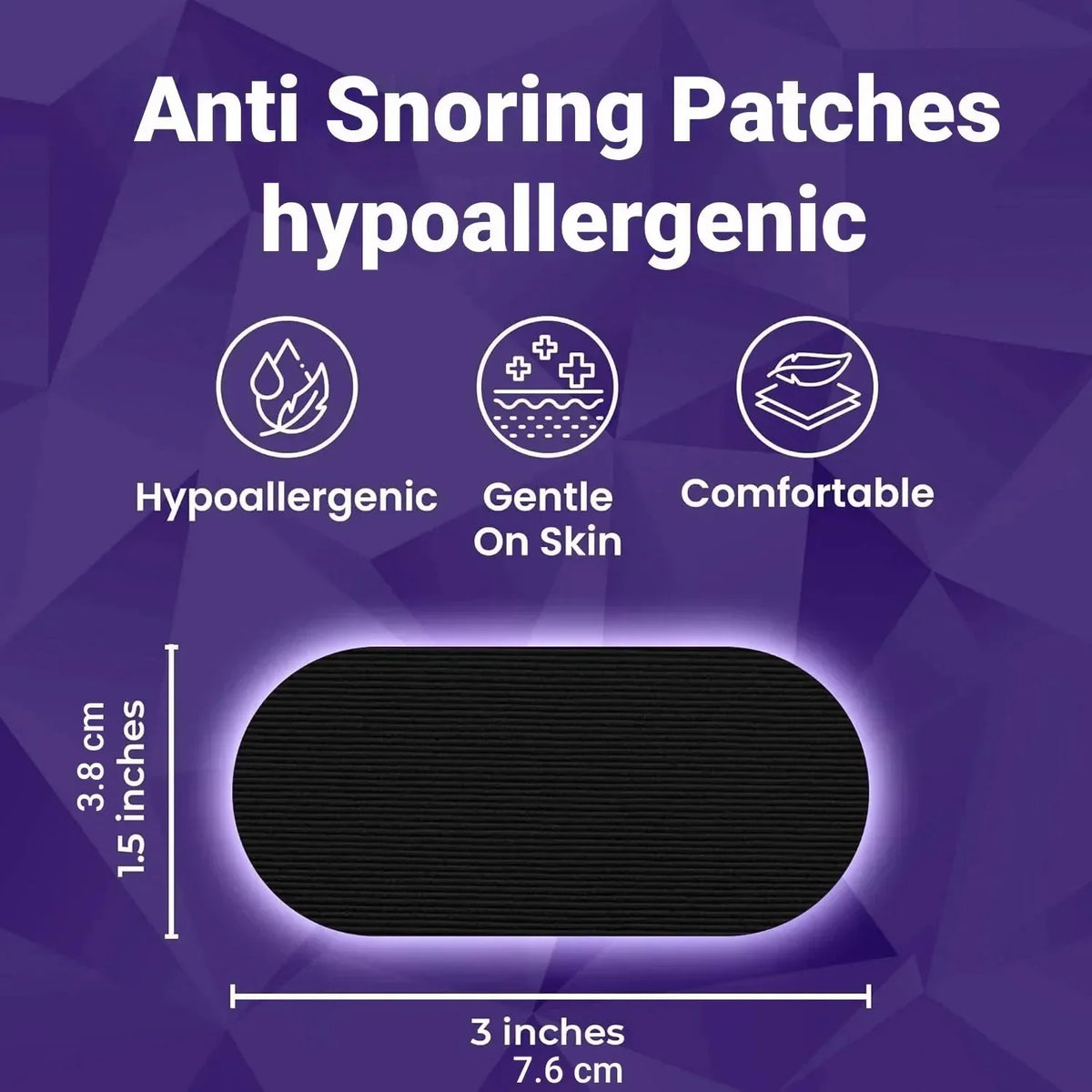 Paper-Based Adhesive Mouth Strips, 30 Pieces