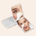 Compact LED Makeup Mirror with 2X Magnification