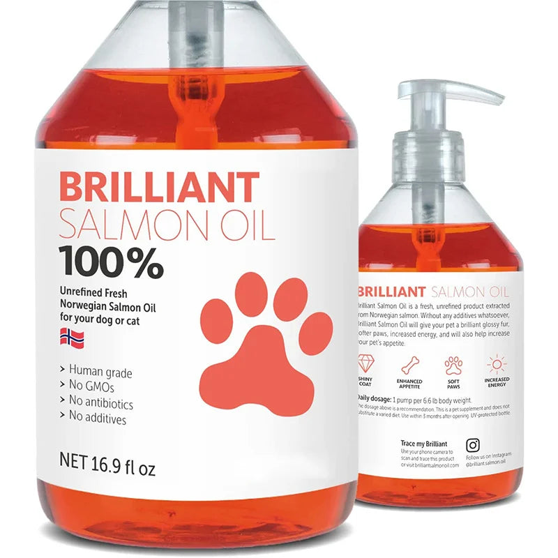 200ml Salmon Fish Oil for Dogs and Cats