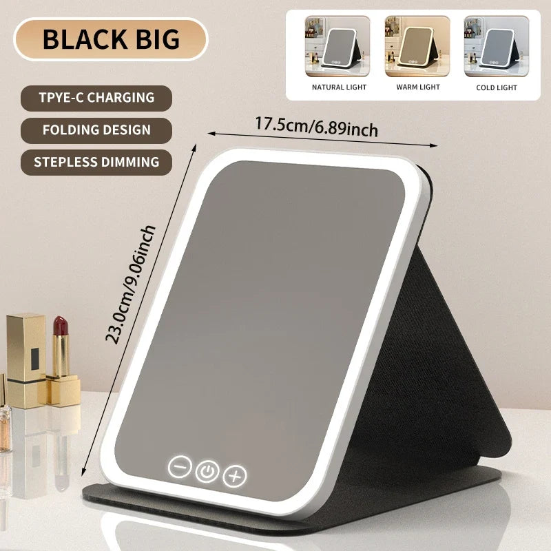 3-Color Dimmable LED Makeup Mirror