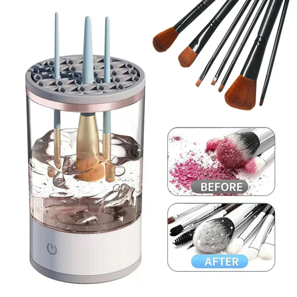 3-in-1 Electric Makeup Brush Cleaner & Drying Rack