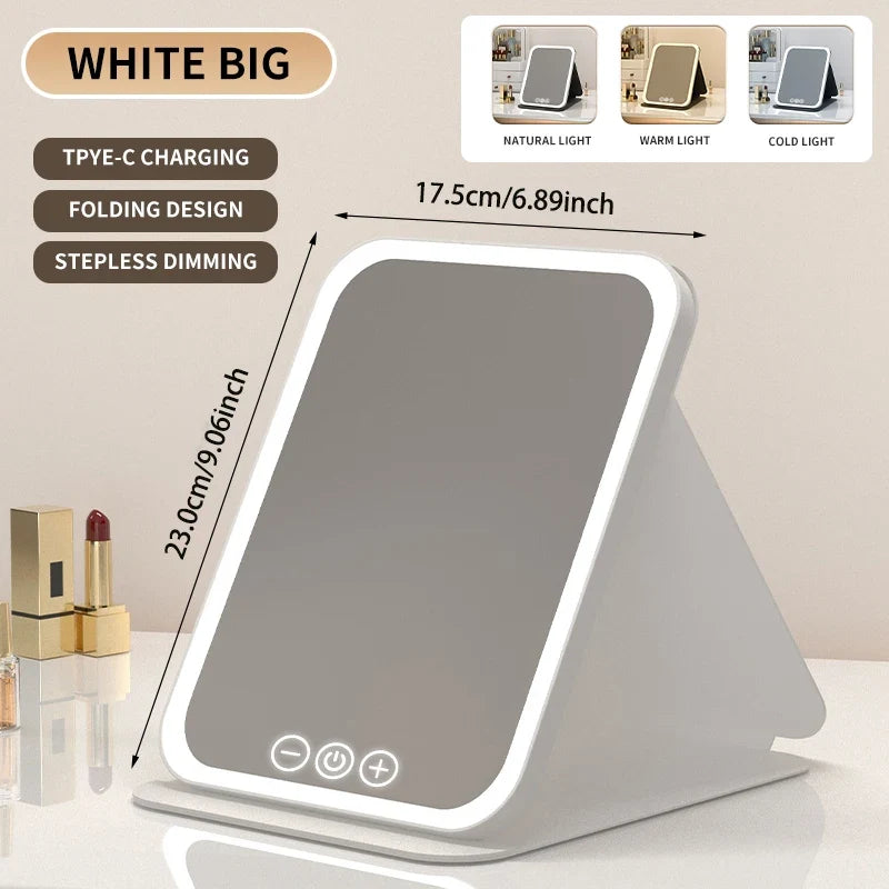 3-Color Dimmable LED Makeup Mirror