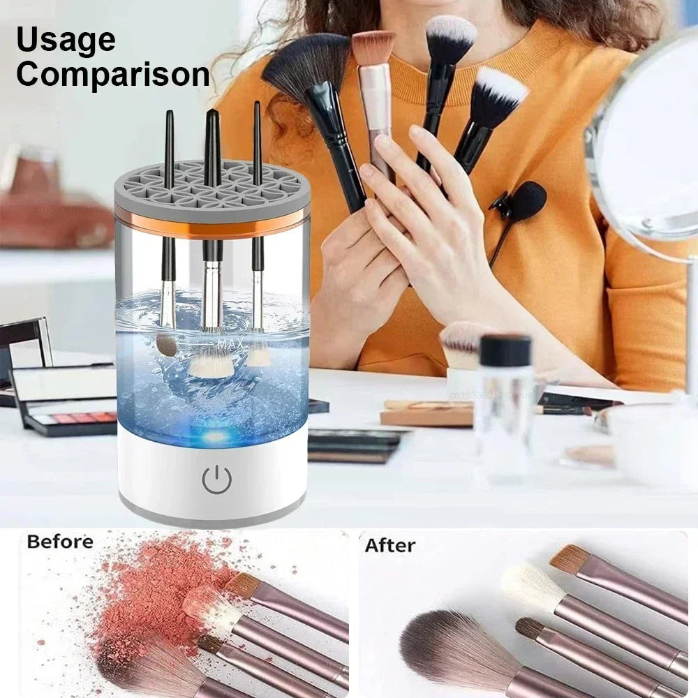 3-in-1 Electric Makeup Brush Cleaner & Drying Rack