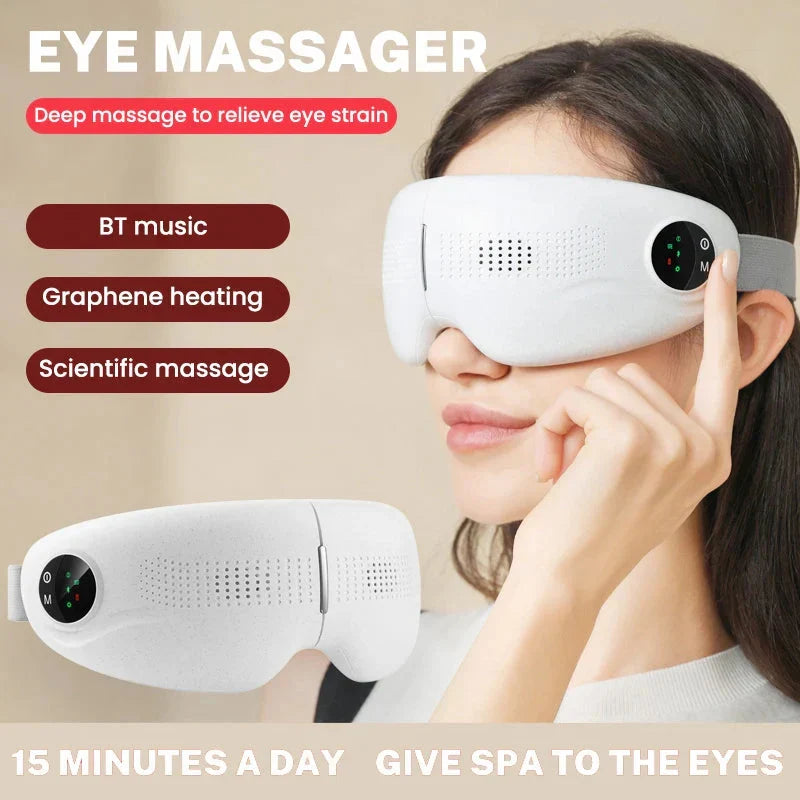 DreamTech Bluetooth heated eye massager with vibration and rechargeable eye mask - product image 3