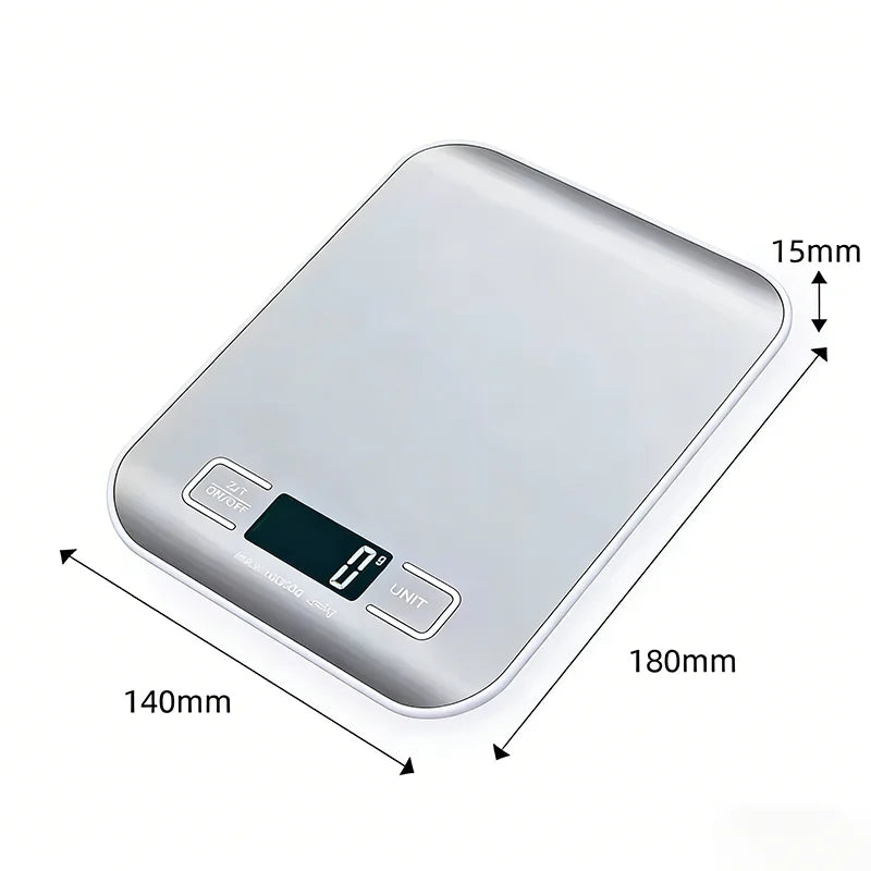 Digital Kitchen Scale with LED Display