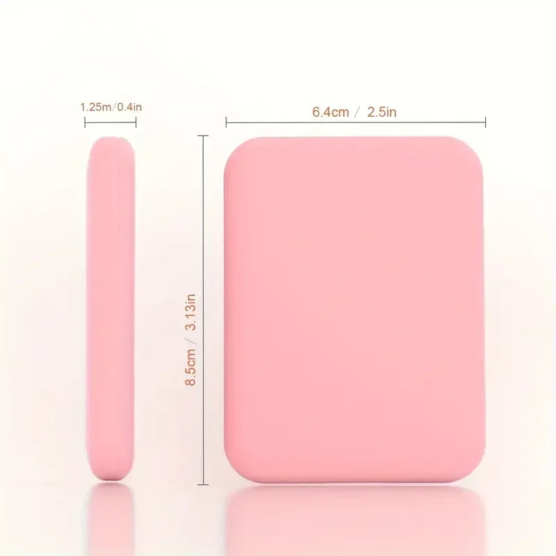Compact LED Makeup Mirror with 2X Magnification