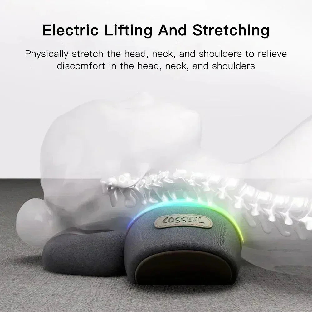 Electric Neck Massager Pillow – Heated Cervical Support with Vibration