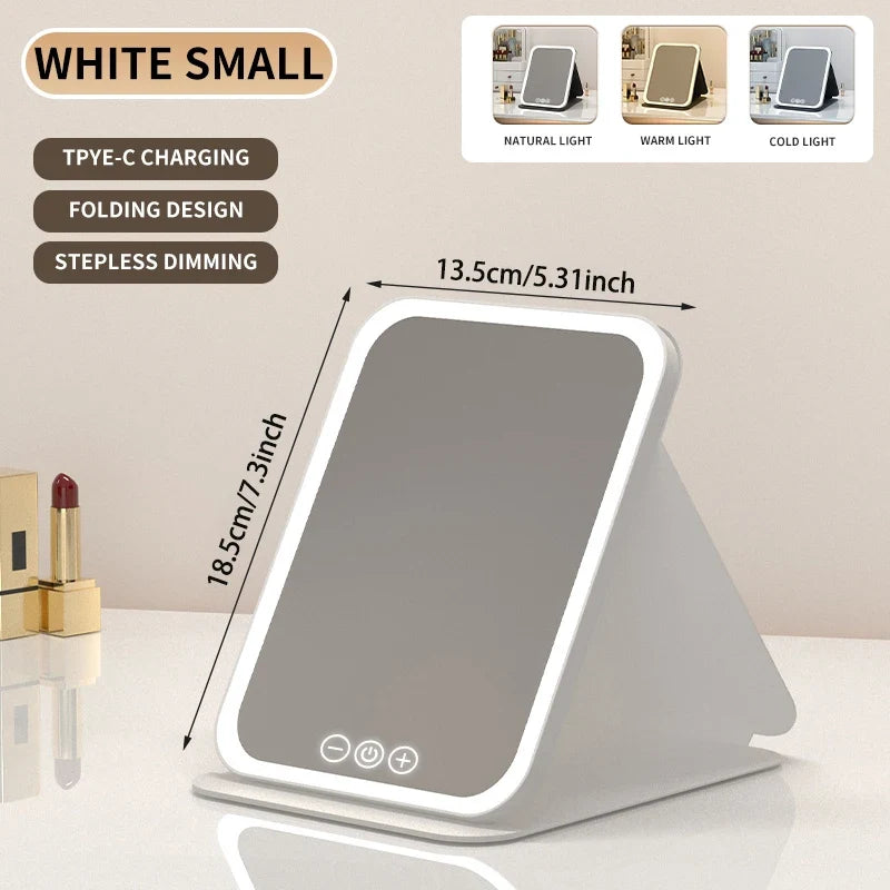 3-Color Dimmable LED Makeup Mirror