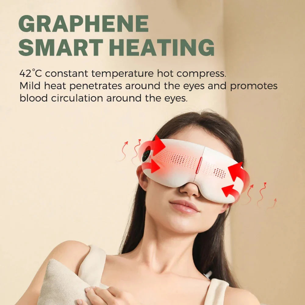 DreamTech Bluetooth heated eye massager with vibration and rechargeable eye mask - product image 5