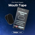 Paper-Based Adhesive Mouth Strips, 30 Pieces
