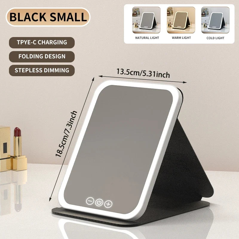3-Color Dimmable LED Makeup Mirror