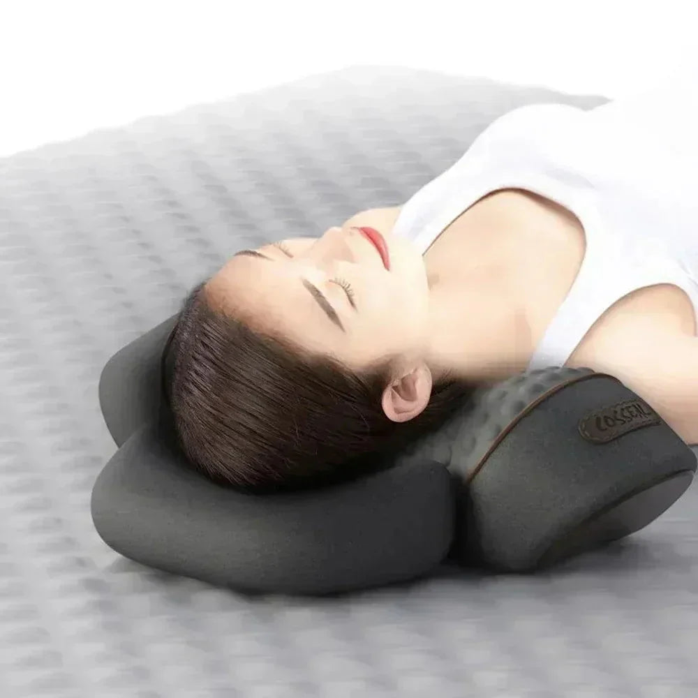 Electric Neck Massager Pillow – Heated Cervical Support with Vibration