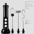 Rechargeable Electric Milk Frother – 3-Speed Handheld Coffee Foam Maker