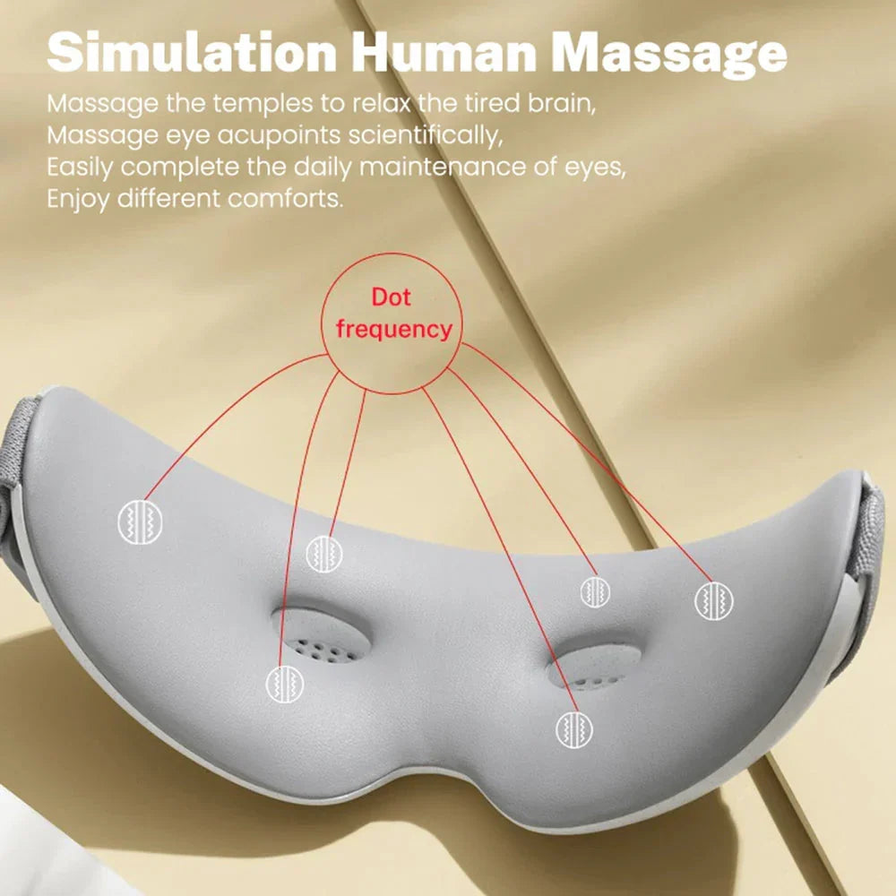 DreamTech Bluetooth heated eye massager with vibration and rechargeable eye mask - product image 1