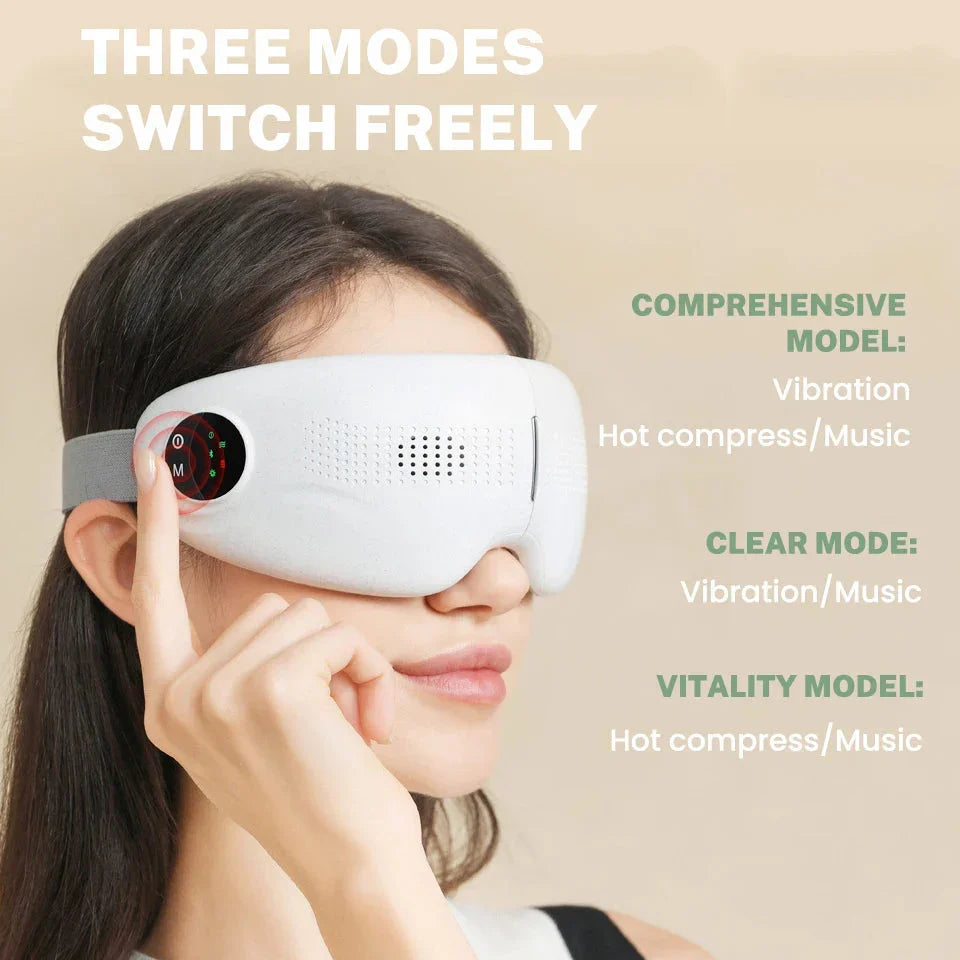DreamTech Bluetooth heated eye massager with vibration and rechargeable eye mask - product image 4