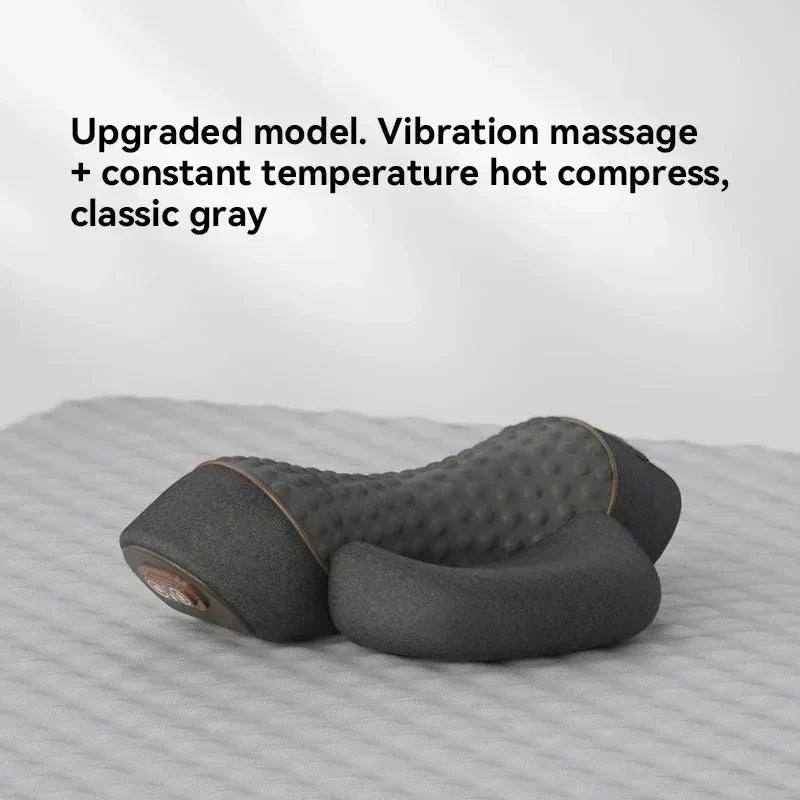 Electric Neck Massager Pillow – Heated Cervical Support with Vibration