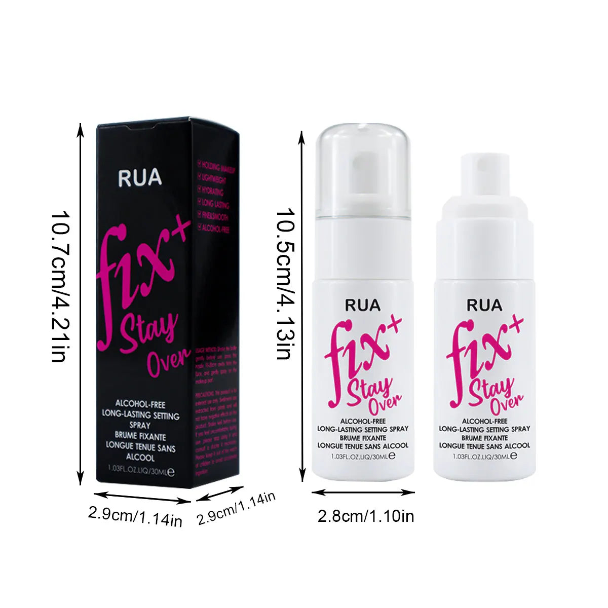 Long-lasting oil control setting spray for face makeup