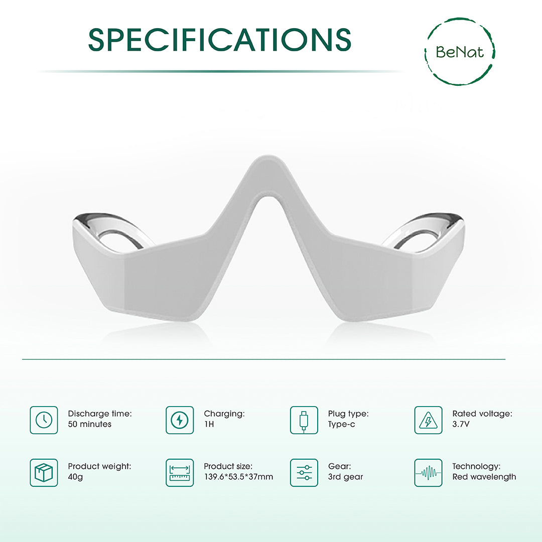 Under-Eye Red Light Therapy Skin Rejuvenation and Relaxation Massager - product photo 6