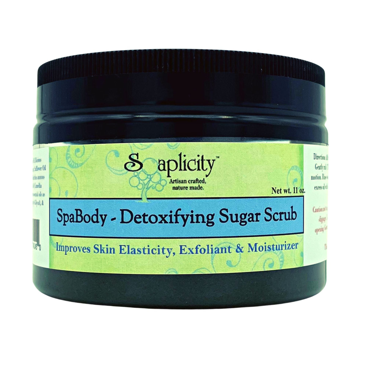 SpaBody Detoxifying Sugar Scrub – 11 oz