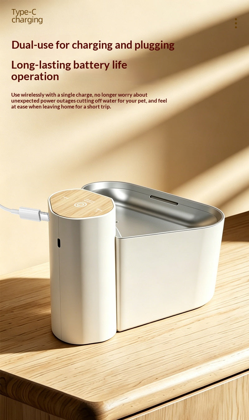 Smart Sensor Wireless Filtered Pet Water Fountain