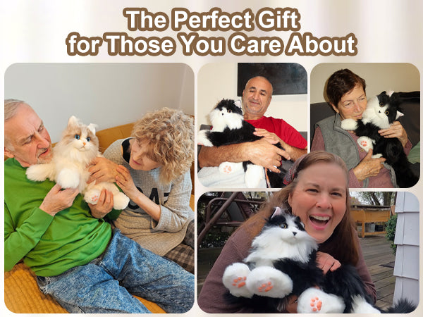 Percy Interactive Robot Cat Companion for Seniors