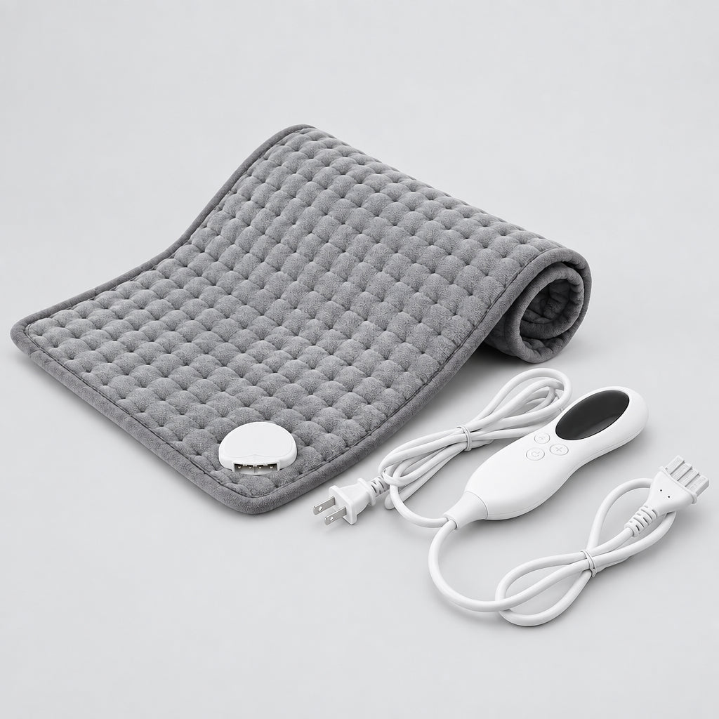 Crystal Velvet Electric Heating Pad, 30 × 60 cm, 10 Heat Levels
