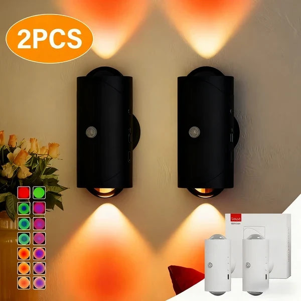 Rechargeable Motion Sensor Night Lights – USB-C Magnetic