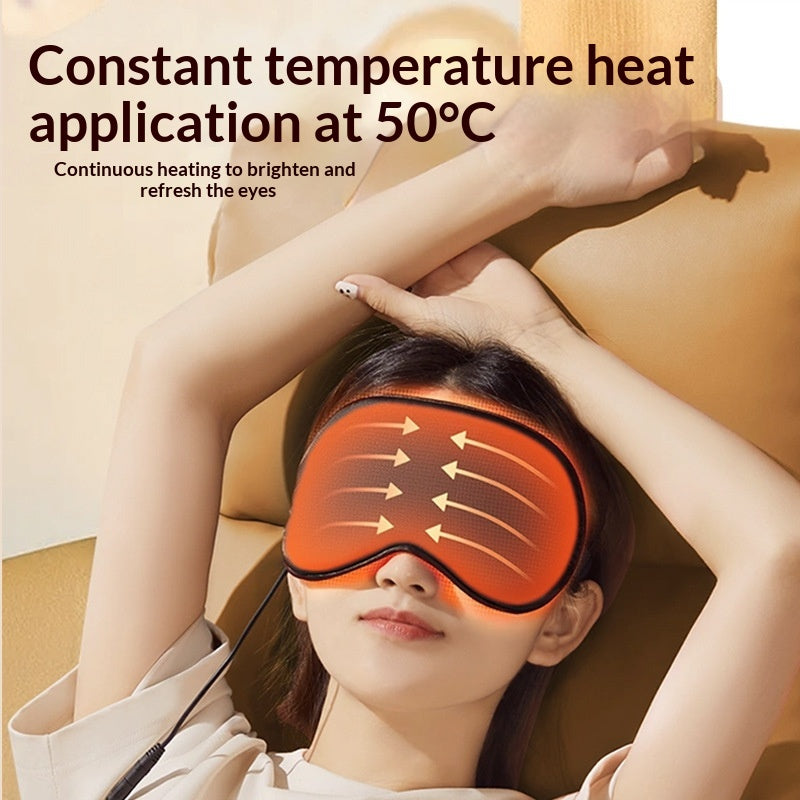 Non-Heating Sleep Eye Mask, Ice Silk Linen