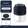 Electric Garlic Chopper, Mini Portable Veggie Chopper, 250ML Garlic Grinder Masher Onion Grinder, Blender To Vegetable, Wireless Food Processor For Ginger, Chili, Fruit, Meat