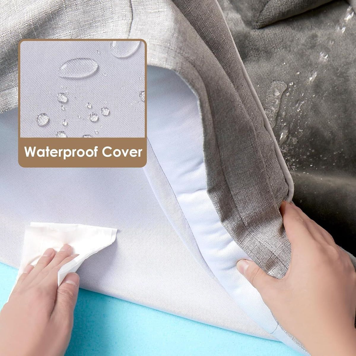 Dog Bed with Removable Cover