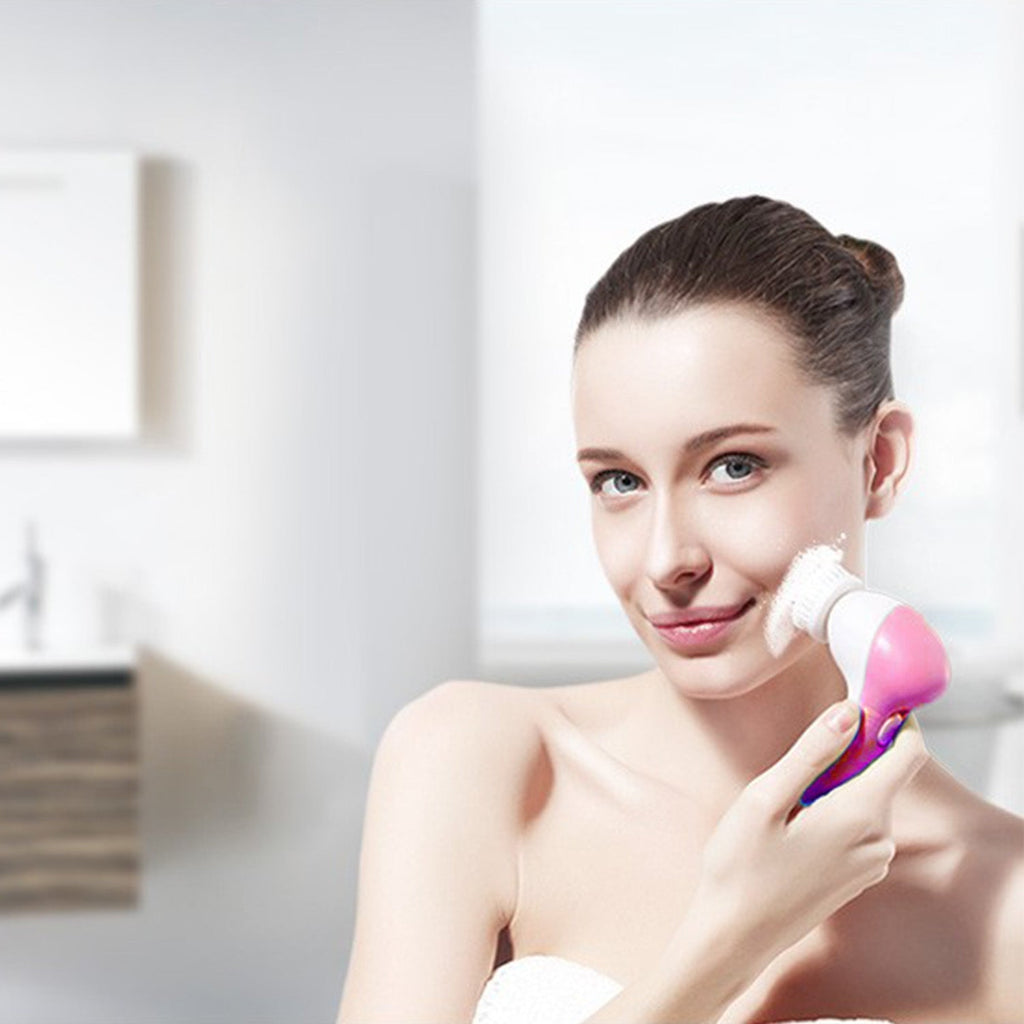 5-in-1 Facial Cleansing Brush Set