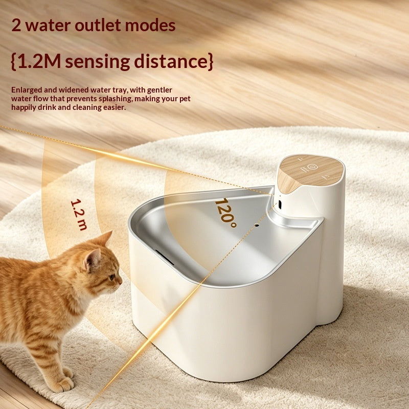 Smart Sensor Wireless Filtered Pet Water Fountain
