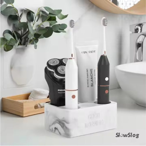 Electric Toothbrush & Toothpaste Organizer