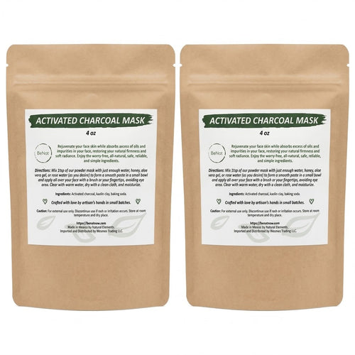 2-pack Activated Charcoal Facial Mask - product photo 1