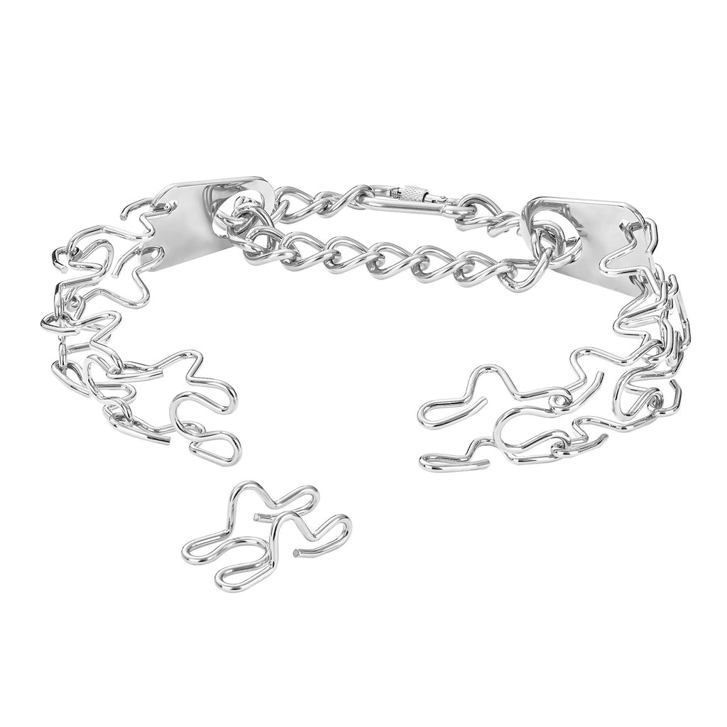 Stainless Steel Dog Collar with Detachable Buckle