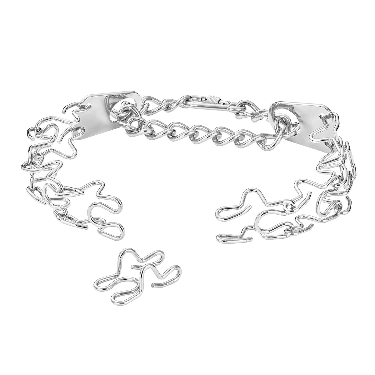 Stainless Steel Dog Collar with Detachable Buckle