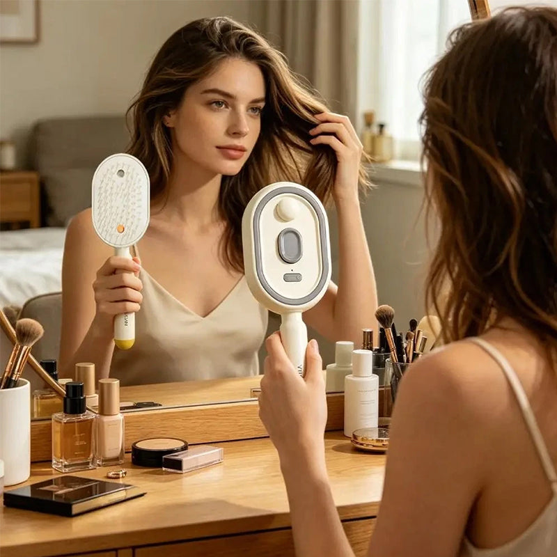 Ionic Steam Hair Brush with Mist