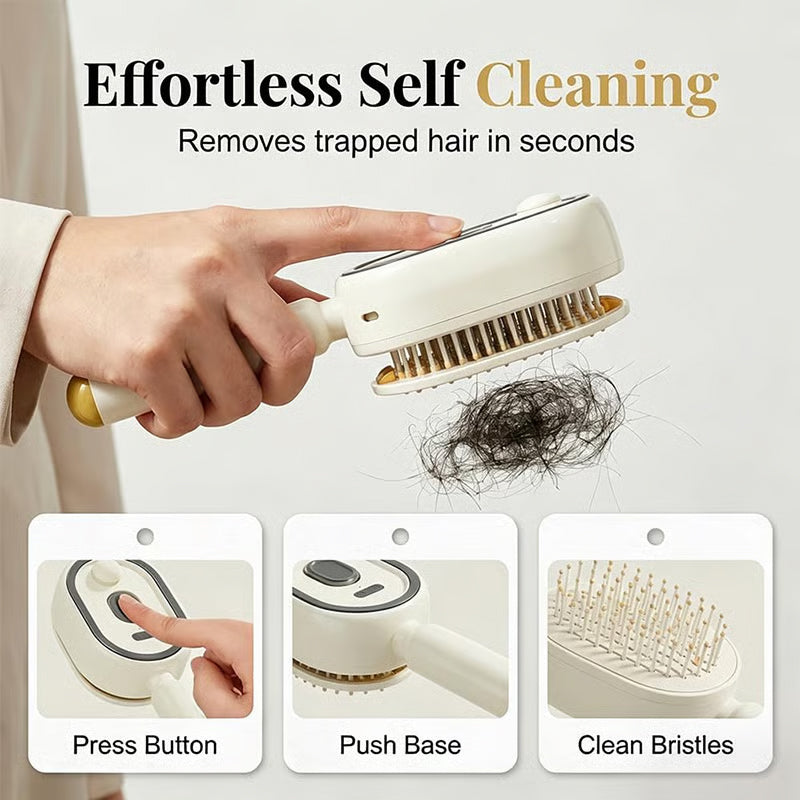 Ionic Steam Hair Brush with Mist