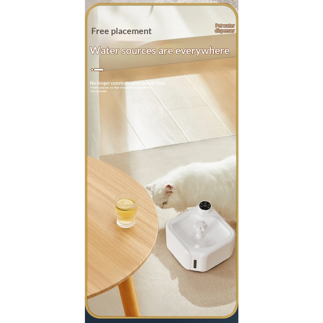 Automatic Circulating Filtered Pet Water Fountain