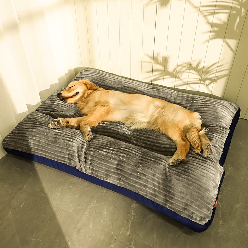 Washable Dog Bed with Removable Cover – Soft Pet Sleeping Cushion