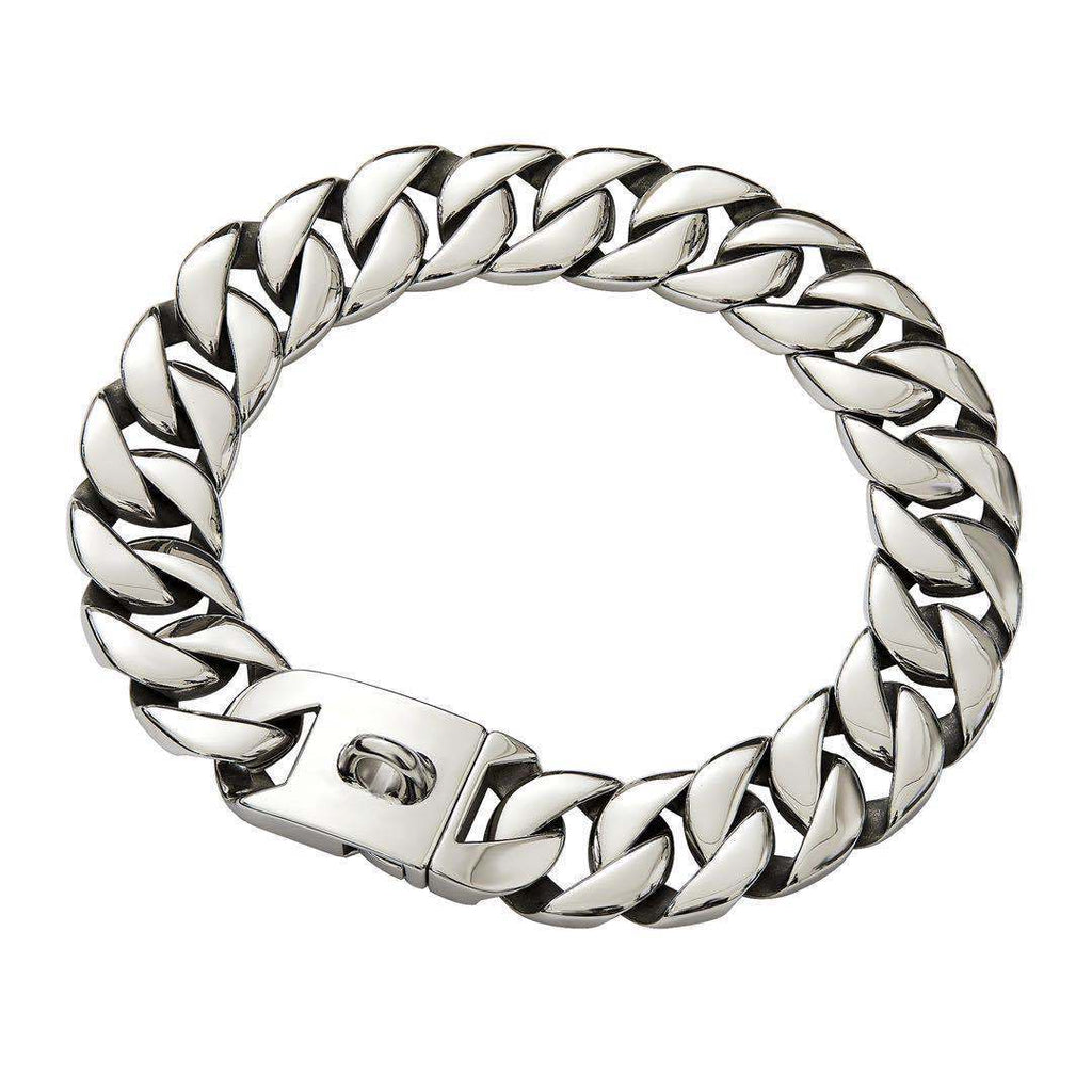 32mm Stainless Steel Dog Chain Collar